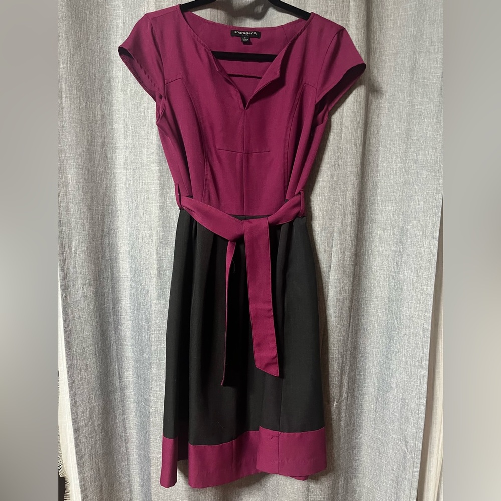 Sharagana purple & grey dress